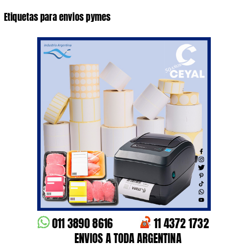 Etiquetas para envios pymes