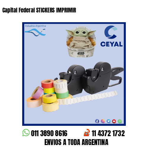 Capital Federal STICKERS IMPRIMIR