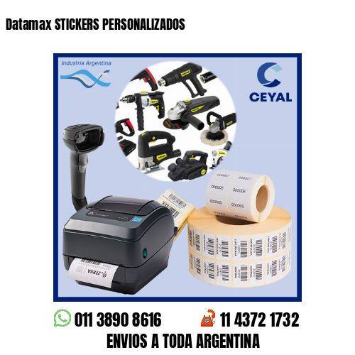 Datamax STICKERS PERSONALIZADOS