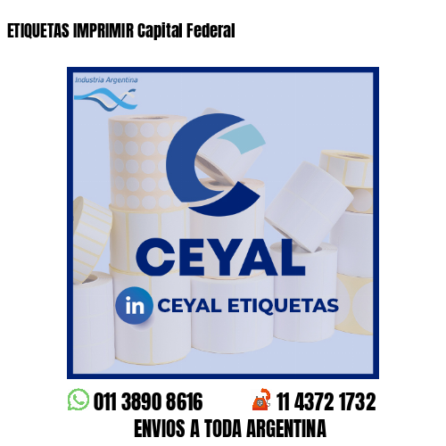 ETIQUETAS IMPRIMIR Capital Federal