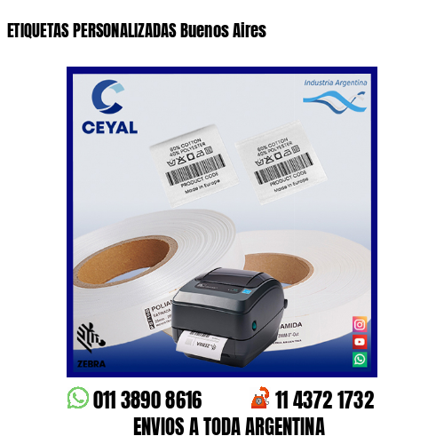 ETIQUETAS PERSONALIZADAS Buenos Aires