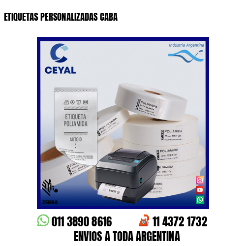 ETIQUETAS PERSONALIZADAS CABA