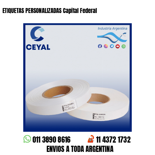 ETIQUETAS PERSONALIZADAS Capital Federal