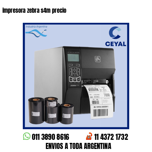 impresora zebra s4m precio