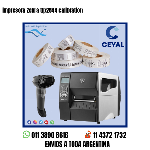 impresora zebra tlp2844 calibration