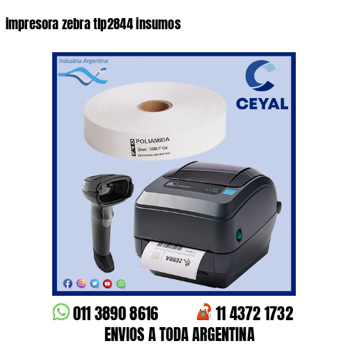 impresora zebra tlp2844 insumos