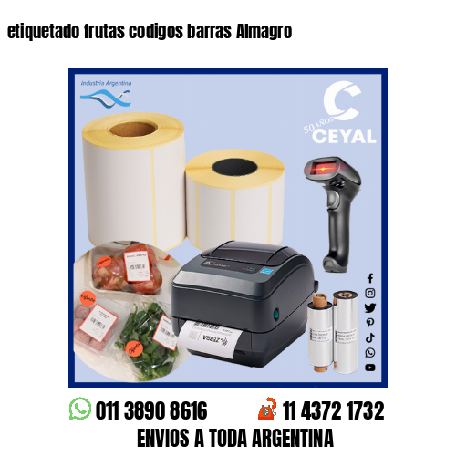 etiquetado frutas codigos barras Almagro