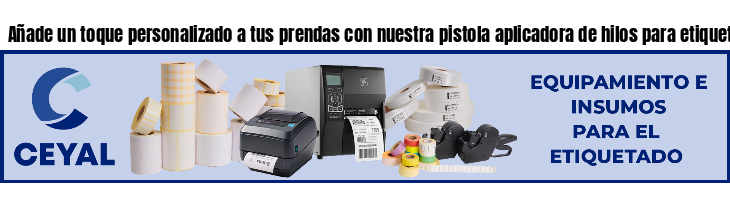 Añade un toque personalizado a tus prendas con nuestra pistola aplicadora de hilos para etiquetas- Argentina