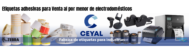 Etiquetas adhesivas para Venta al por menor de electrodomésticos
