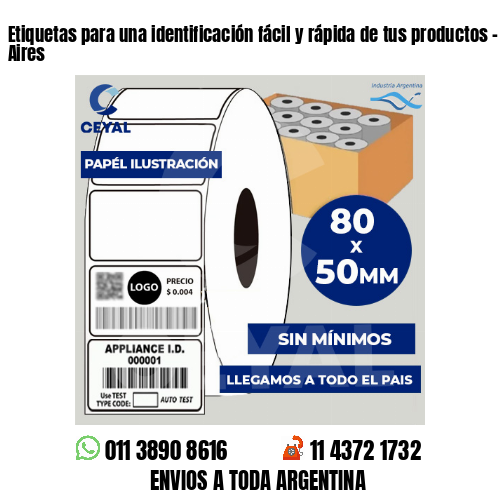 Etiquetas para una identificación fácil y rápida de tus productos – Buenos Aires