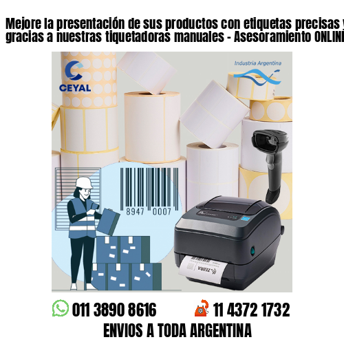 Mejore la presentación de sus productos con etiquetas precisas y uniformes gracias a nuestras tiquetadoras manuales – Asesoramiento ONLINE