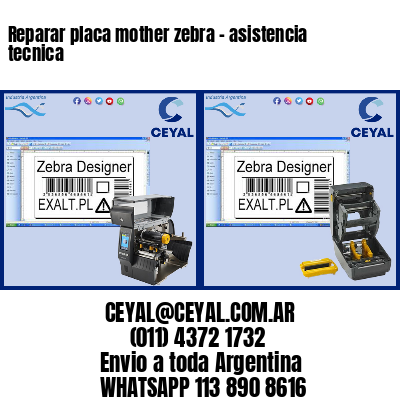 Reparar placa mother zebra – asistencia tecnica
