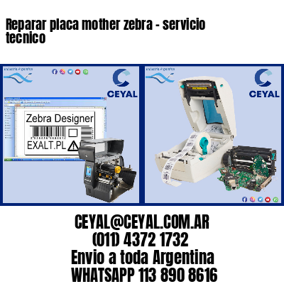 Reparar placa mother zebra – servicio tecnico