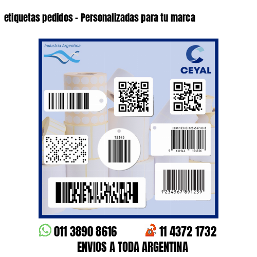 etiquetas pedidos - Personalizadas para tu marca