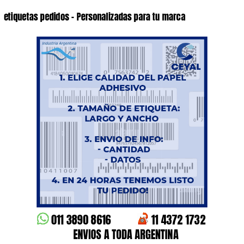 etiquetas pedidos – Personalizadas para tu marca