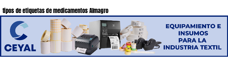 tipos de etiquetas de medicamentos Almagro