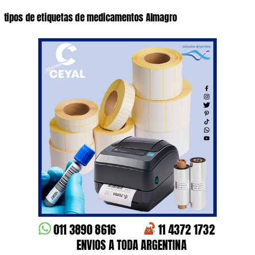 tipos de etiquetas de medicamentos Almagro
