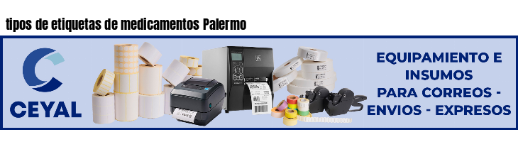 tipos de etiquetas de medicamentos Palermo