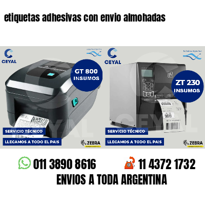 etiquetas adhesivas con envio almohadas