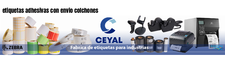 etiquetas adhesivas con envio colchones