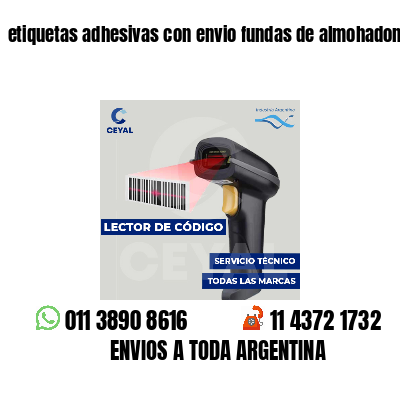etiquetas adhesivas con envio fundas de almohadones