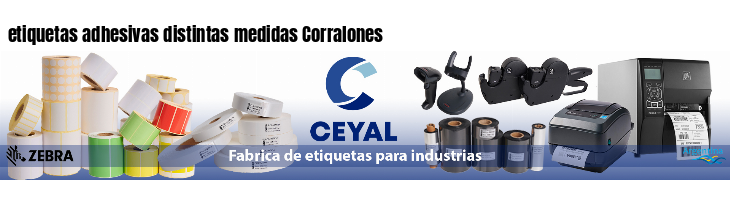 etiquetas adhesivas distintas medidas Corralones