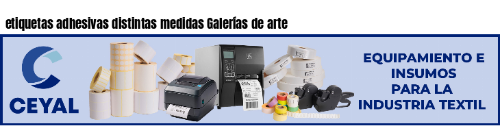 etiquetas adhesivas distintas medidas Galerías de arte