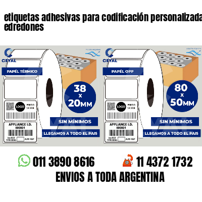etiquetas adhesivas para codificación personalizada edredones