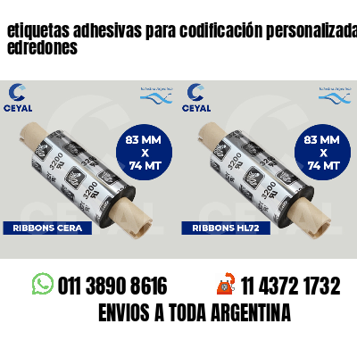 etiquetas adhesivas para codificación personalizada edredones