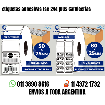 etiquetas adhesivas tsc 244 plus Carnicerías