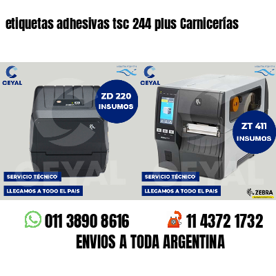 etiquetas adhesivas tsc 244 plus Carnicerías