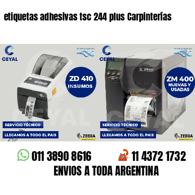 etiquetas adhesivas tsc 244 plus Carpinterías