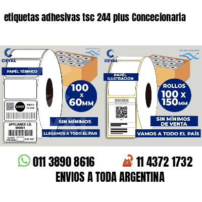 etiquetas adhesivas tsc 244 plus Concecionaria