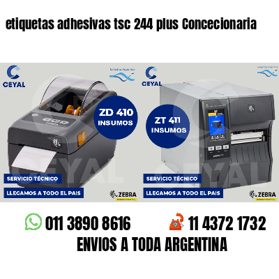 etiquetas adhesivas tsc 244 plus Concecionaria