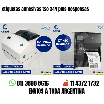etiquetas adhesivas tsc 244 plus Despensas