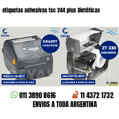 etiquetas adhesivas tsc 244 plus Dietéticas