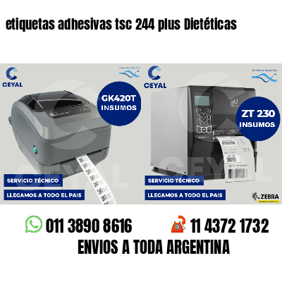 etiquetas adhesivas tsc 244 plus Dietéticas