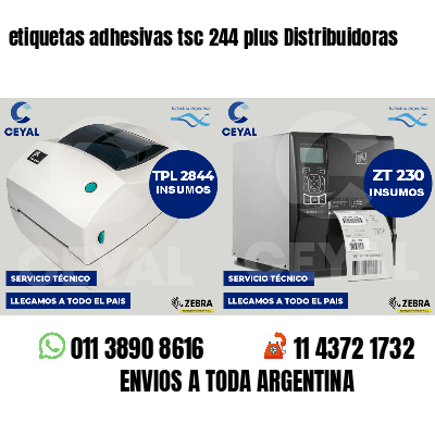 etiquetas adhesivas tsc 244 plus Distribuidoras