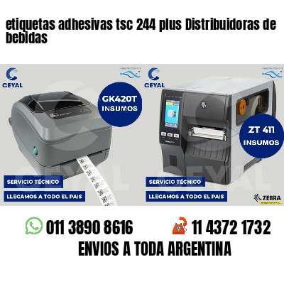 etiquetas adhesivas tsc 244 plus Distribuidoras de bebidas