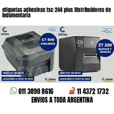 etiquetas adhesivas tsc 244 plus Distribuidores de indumentaria