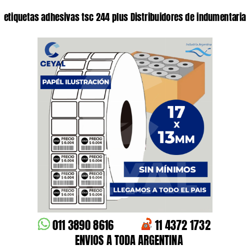 etiquetas adhesivas tsc 244 plus Distribuidores de indumentaria