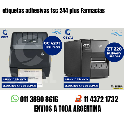 etiquetas adhesivas tsc 244 plus Farmacias