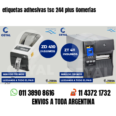 etiquetas adhesivas tsc 244 plus Gomerías