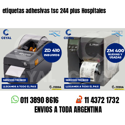 etiquetas adhesivas tsc 244 plus Hospitales