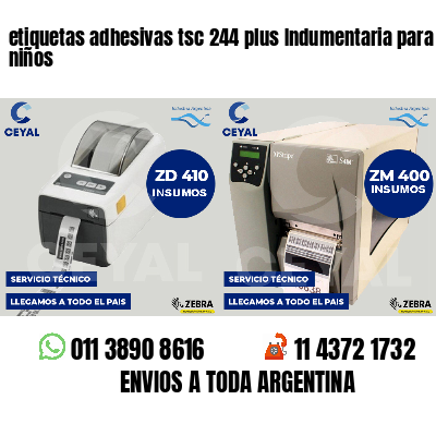 etiquetas adhesivas tsc 244 plus Indumentaria para niños