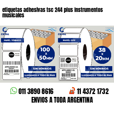 etiquetas adhesivas tsc 244 plus Instrumentos musicales