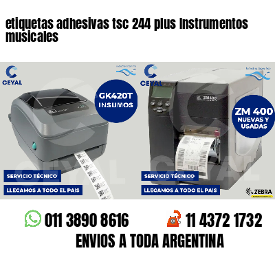 etiquetas adhesivas tsc 244 plus Instrumentos musicales