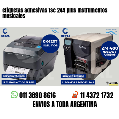 etiquetas adhesivas tsc 244 plus Instrumentos musicales