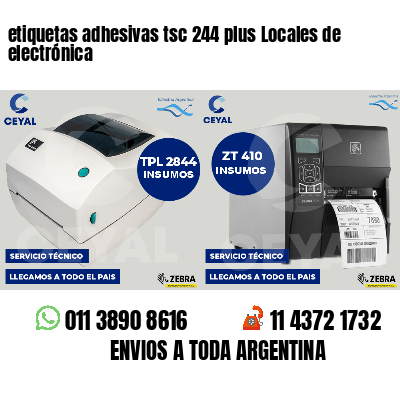 etiquetas adhesivas tsc 244 plus Locales de electrónica