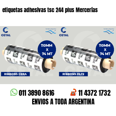 etiquetas adhesivas tsc 244 plus Mercerías